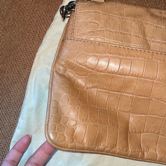 michael kors crocodile leather crocodile leather shoulder purse - Picture 7 of 14